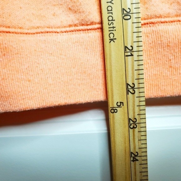 Victoria's Secret Peach Women's "Love Rules" Sweatshirt Size M - Picture 5 of 11